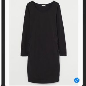 NWT H&M Long Sleeve Fitted Cotton Jersey Dress